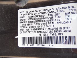 2016 Honda CR-V EX Metallic Brown 2.4L AT 2WD #A22569